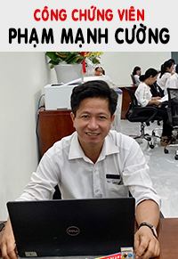 Công chứng viên Phạm Mạnh Cường